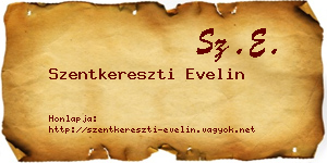Szentkereszti Evelin névjegykártya